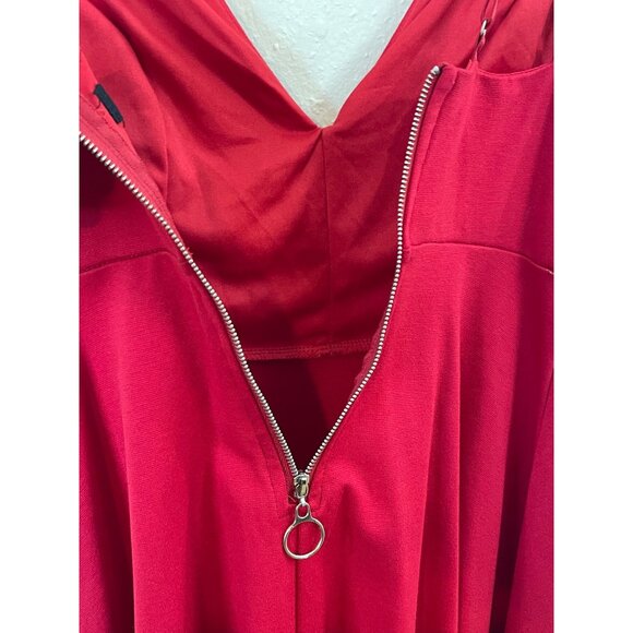 Joe & Elle Sleeveless V-Neck Skater Dress With Back Zipper Size S - Picture 5 of 10